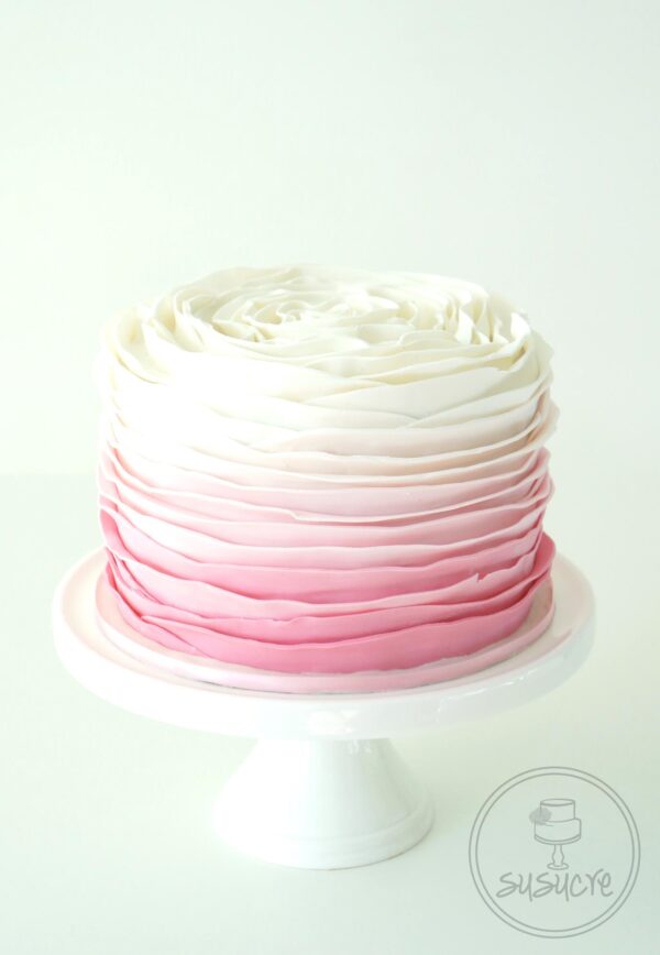 Ombre Swirl Cake