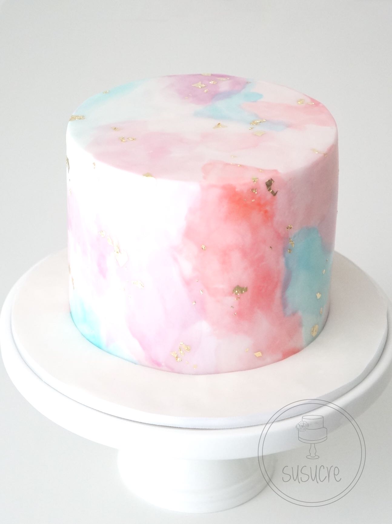 How To Cover A Cake With Three Different Fondant Colors? (Picture Included)  - CakeCentral.com